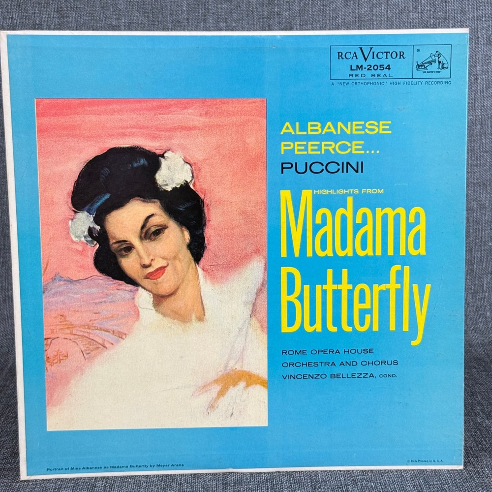 RCA Victor Madama Butterfly Highlights Albanese Peerce Vinyl Record - NEAR MINT